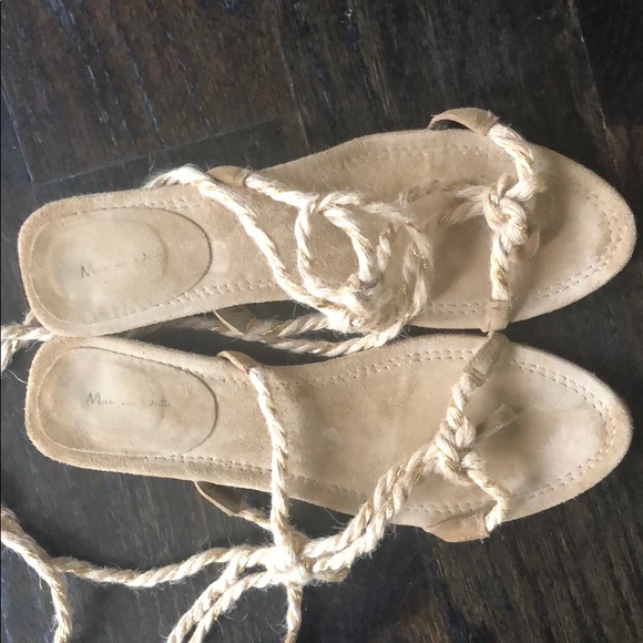 Massimo Dutti rope lace up sandals - Picture 7 of 10
